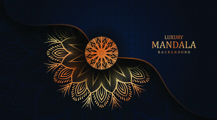 Ornamental luxury mandala pattern design template. Mandala for print, poster, cover, brochure, flyer, banner.