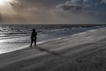 Naklejka premium stürmisches Goting Kliff