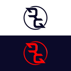 Letter RG Logo Design Template