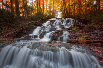 Vogel State Park, Georgia, USA During Autum