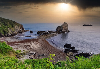 Pendueles beach, Llanes municipality, Asturias, Spain