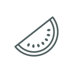 simple fruit icon on white background
