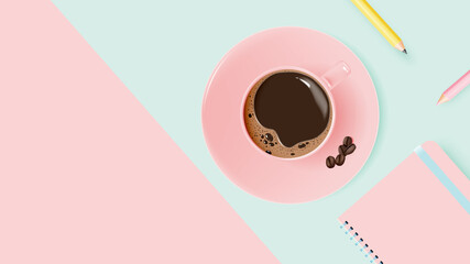 Coffee break background