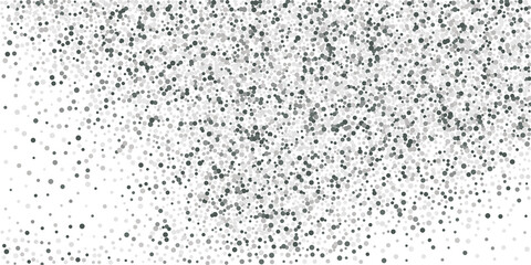 Silver glitter confetti. Light background. White abstract texture. Vector abstract graphic design. New Year Christmas.