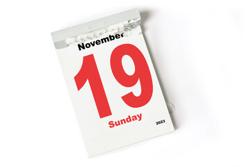 19  November 2023