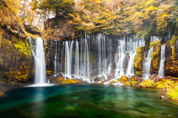 Shiraito Falls in Fujinomiya, Japan