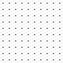 Square seamless background pattern from geometric shapes are different sizes and opacity. The pattern is evenly filled with small black tractor symbols. Vector illustration on white background