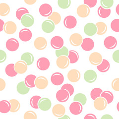 Bubbles abstract decorative colorful background bubbles on a white background.