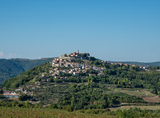 The ancient architecture in town Motovun