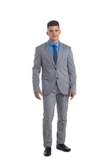 Fototapeta premium Young business man in a suit