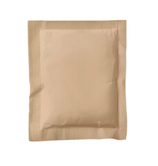 Blank paper sachet packet mockup,