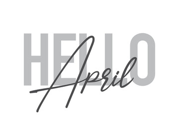 Modern, simple, minimal typographic design of a saying 