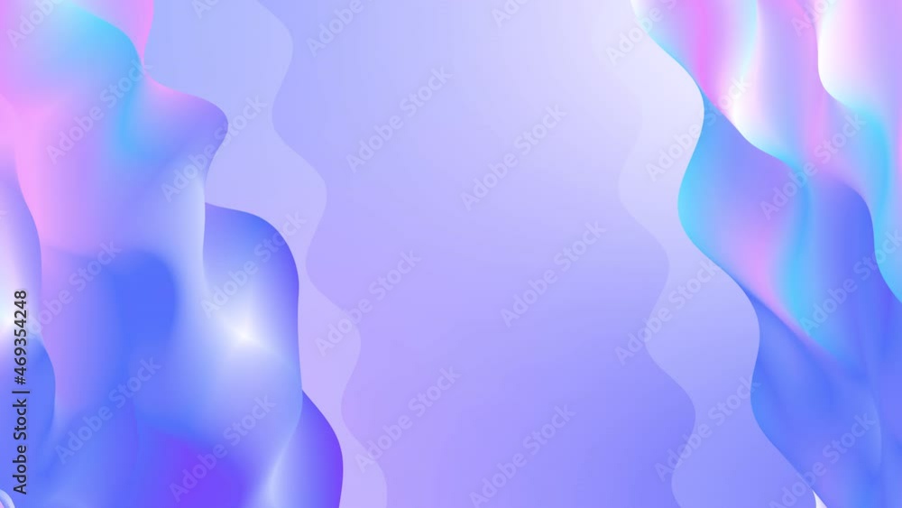 Aufkleber abstract gradient seamless looped animation background. flowing fluid waves. glow gradient. screensa