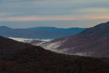 Blue Ridge Mountains North Carolina Fall Mountain Views Area Grandfather Mountain and Sugar Mountain 