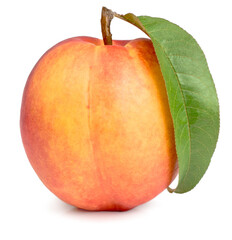 Nectarine isolated on white