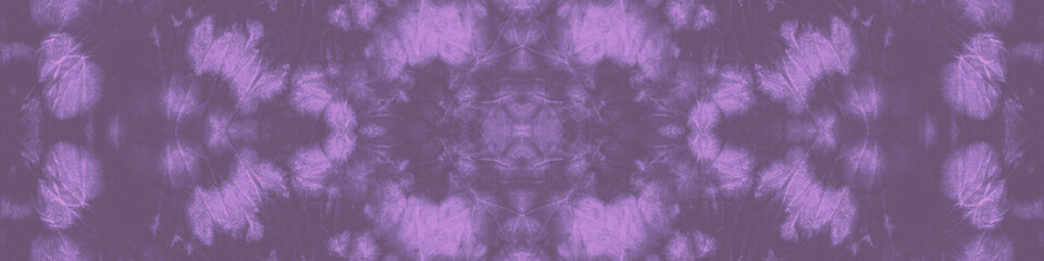 Modern Tie-Dyed. Purple Seamless Pattern. Lilac