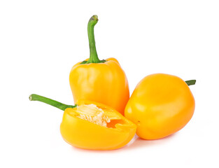Bell pepper isolated on a white background
