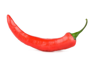 Pepper bitter isolated on white background with clipping path