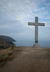 cross on the top of the hill