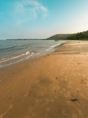 Beach in early sunrise light
