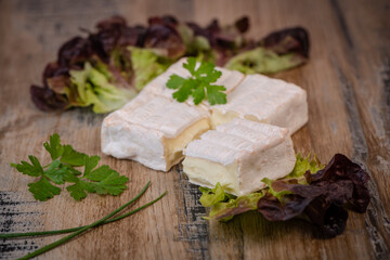Pont l'Eveque, French Cheese from Normandy produced from Cow's Milk . High quality photo
