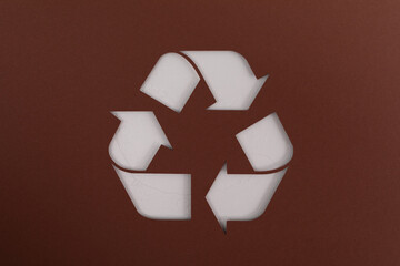 green recycling symbol for clean energy