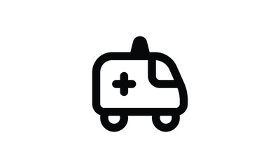 Ambulance healthy help transportation icon vector