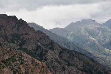 landscape with mountains