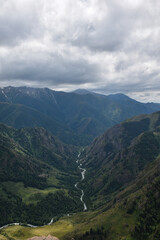 landscape with mountains