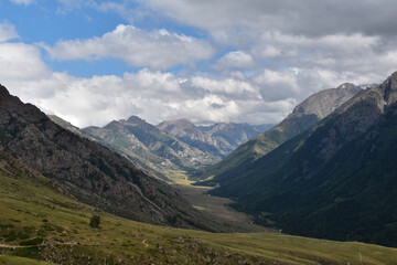 landscape with mountains