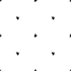 Seamless simple pattern with snowflakes. Vector illustration. Background for a business card, congratulations.