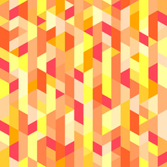 Obraz premium Tiled background with many polygons. Geometric bright wallpaper. Mosaic texture. Seamless pattern. Pretty colors. Print for flyers, posters, banners and textiles. Greeting cards