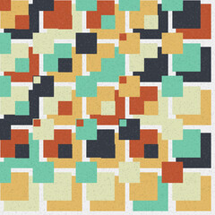 Abstract Geometric Pattern generative computational art illustration