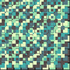 Abstract Geometric Pattern generative computational art illustration