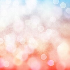 Fototapeta premium Blue and orange abstract bokeh beautiful background blur.