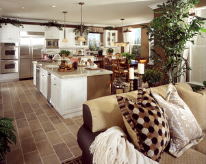 modern kitchen interior