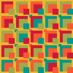 Abstract Geometric Pattern generative computational art illustration