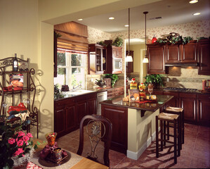 modern kitchen interior