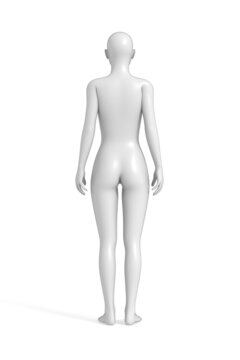 Woman, Human Female Body, 3D