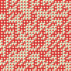 Fototapeta premium Abstract Geometric Pattern generative computational art illustration