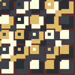 Abstract Geometric Pattern generative computational art illustration