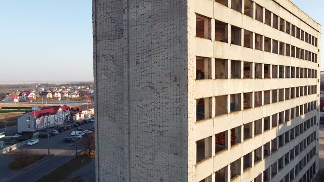 Unfinished office building