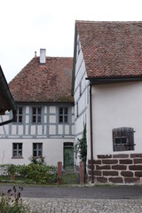 Historisches Fachwerkhaus in Franken.