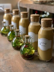 gift - bottle of oil, angel liqueur 