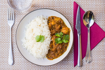 rice with chicken
