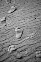 Spuren im Sand