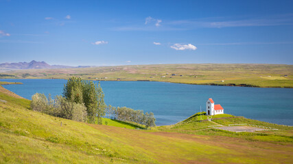 Ulfljotsvatnskirkja on Iceland