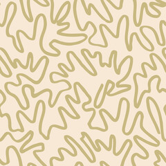 Seamless wavy  pattern for textile design. Crazy lines