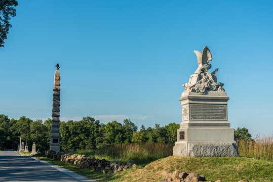 Monuments Remembering The Battle Of Gettysburg
