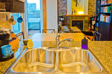 Interior design of a luxury living room